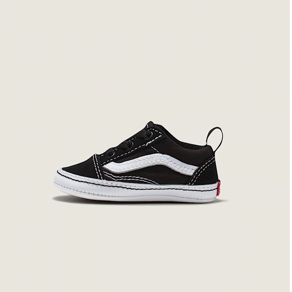 Vans Old Skool Crib Shoes - Black and White